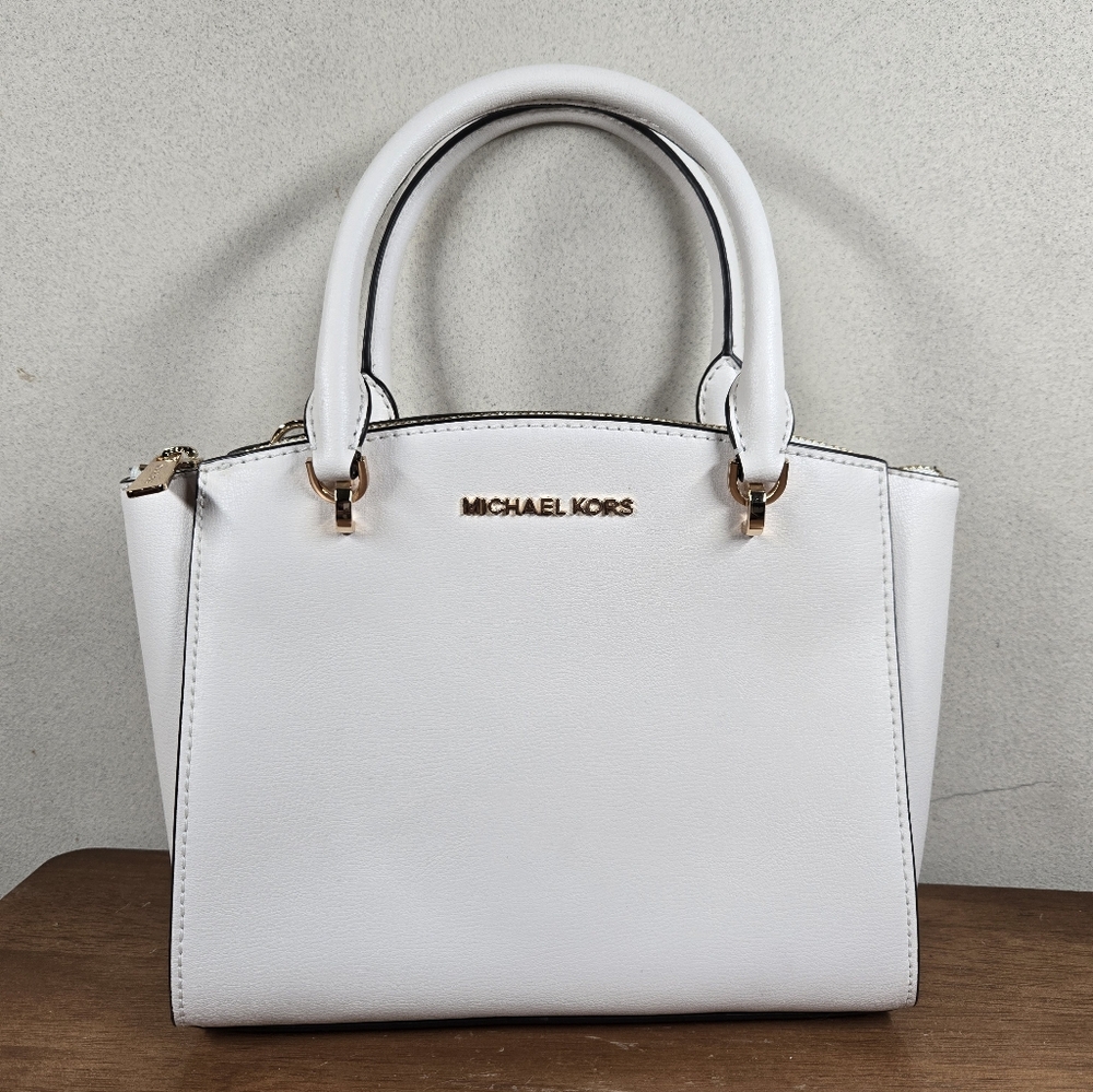 Michael Kors White Handbag